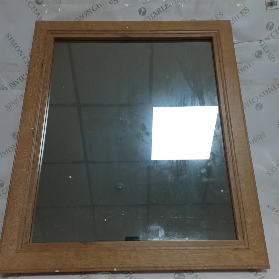 BOXED BELFRY BATHROOM PALACE BATHROOM MIRROR, OAK