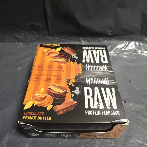 WARRIOR RAW PROTEIN FLAPJACK - CHOCOLATE PEANUT BUTTER 