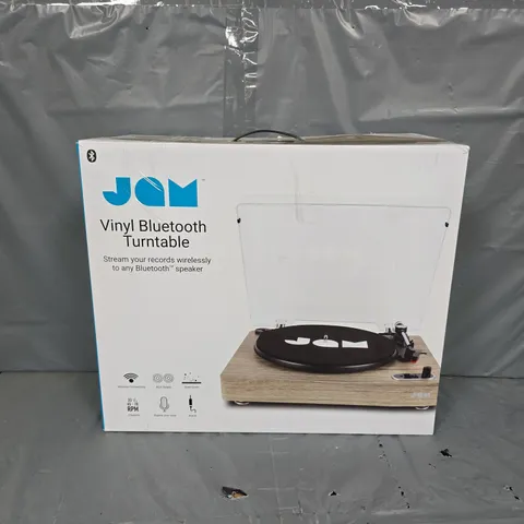 BOXED JAM VINYL BLUETOOTH TURNTABLE