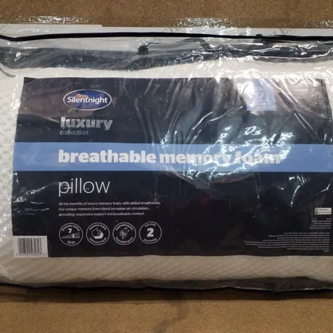 BAGGED SILENTNIGHT BREATHABLE MEMORY FOAM CRUMB PILLOW