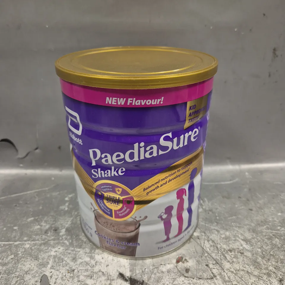 SEALED PAEDIA SURE NUTRITION SHAKE - COOKIES & CREAM - 850G