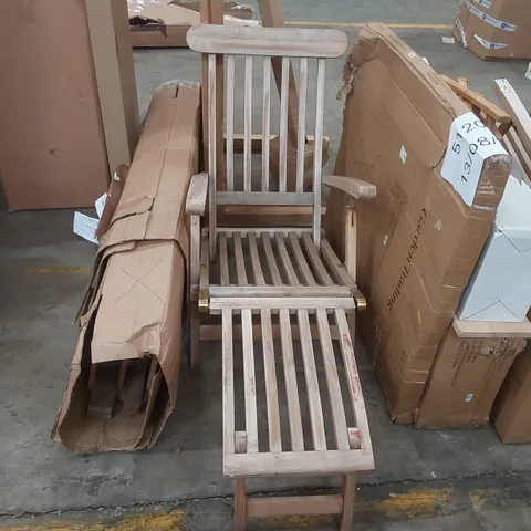 TODDINGTON TEAK STEAMER CHAIR