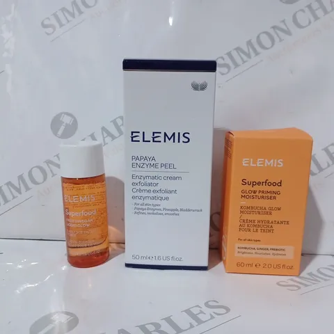 BOXED ELEMIS MOISTURISER, FACIAL TONER, AND CREAM EXFOLIATOR SET