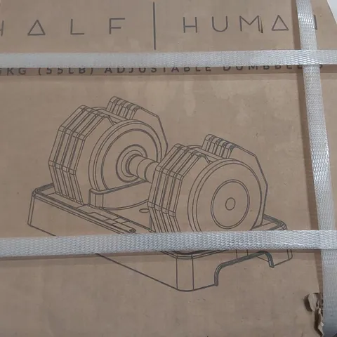 BOXED HALF HUMAN ADJUSTABLE DUMBELL - 25kg