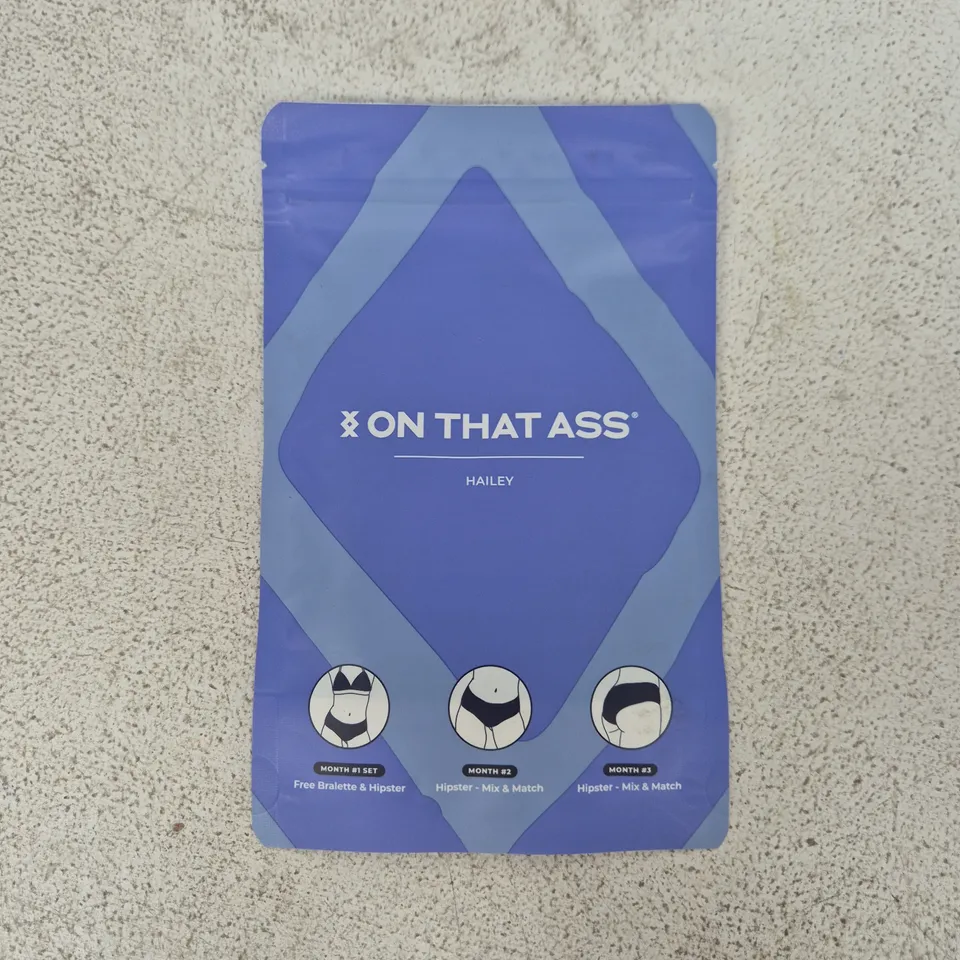ON THAT ASS HAILEY HIPSTER WOMEN'S UNDERWEAR SIZE LARGE