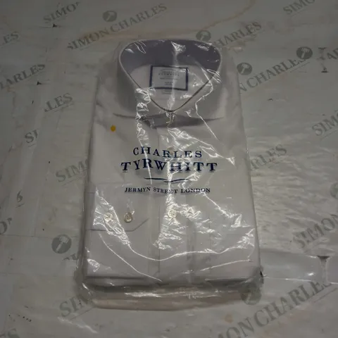 CHARLES TYRWHITE SLIM FIT SHIRT IN WHITE - 39/86CM