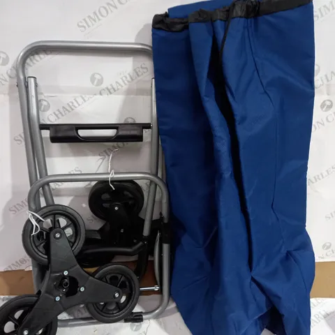 LOCK 'N LOCK INSULATED SHOPPING TROLLEY CART, NAVY