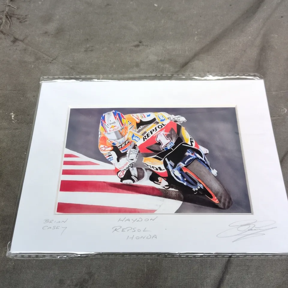 BRIAN CASEY - HAYDON REPSOL HONDA PAINTING
