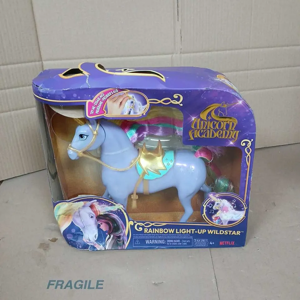 UNICORN ACADEMY RAINBOW LIGHT-UP WILDSTAR RRP £35