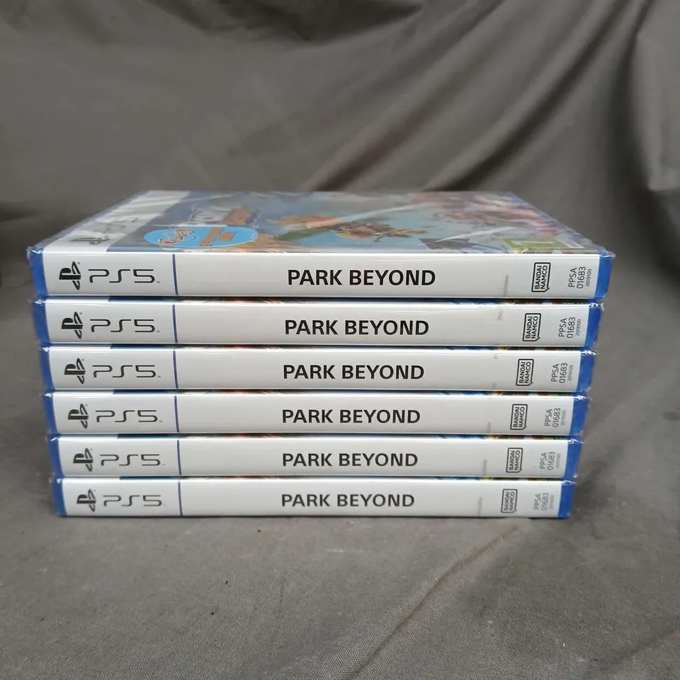 LOT OF 6 SEALED PARK BEYOND PS5 VIDEO GAME