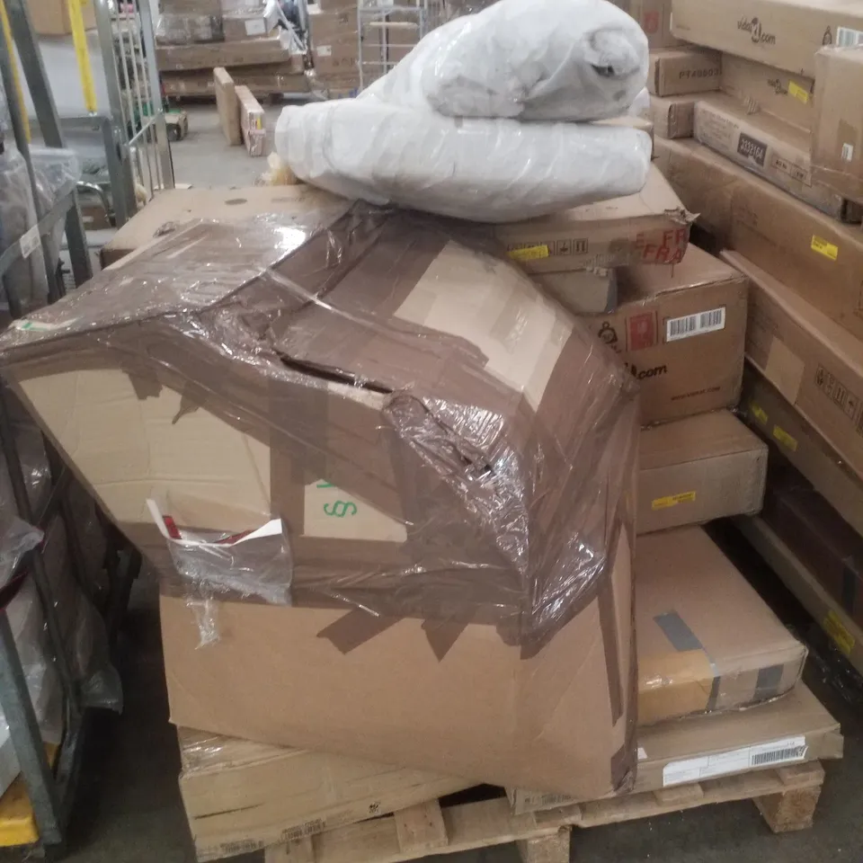 PALLET CONTAINING ASSORTED FLATPACK FURNITURE PARTS