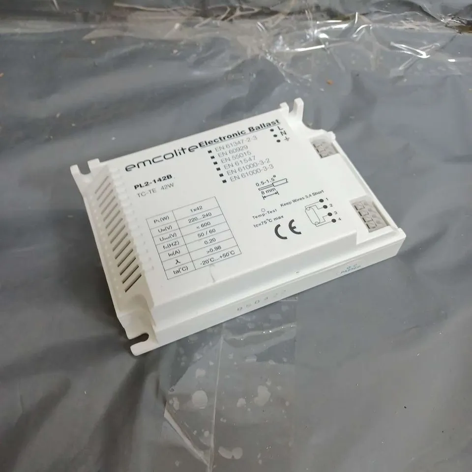 APPROXIMATELY 20 EMCOLITE ELECTRONIC BALLASTS
