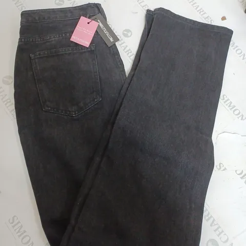 WOMENS PLT BLACK SLIT JEANS - UK SIZE 10