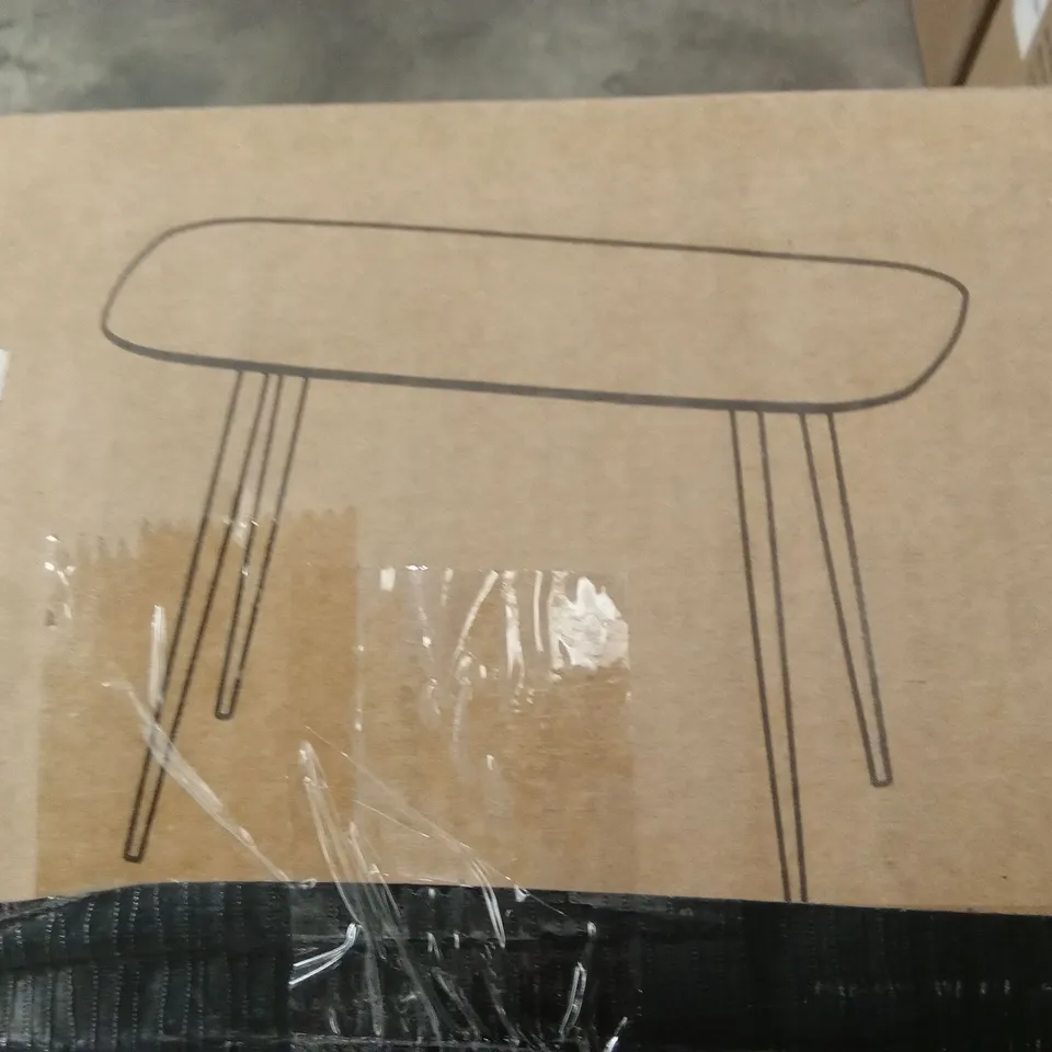 BOXED DINING TABLE - WALNUT (1 BOX)