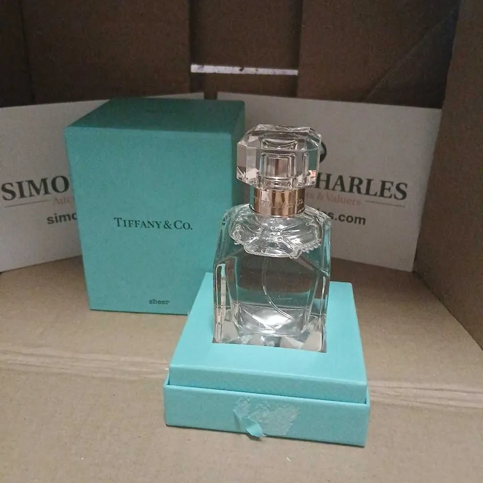 BOXED TIFFANY AND CO SHEER EAU DE TOILETTE 50ML
