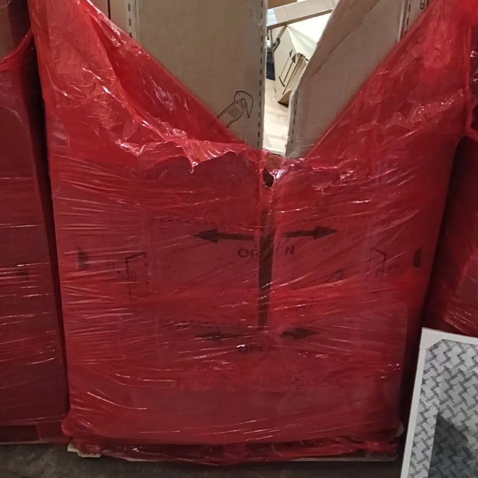 PALLET OF ASSORTED ITEMS TO INCLUDE - PICTURE FRAME, SILICONE MULTI PURPOSE MAT, CAR PART 