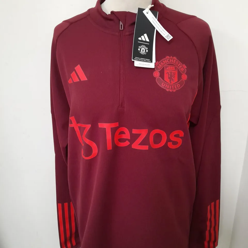 MANCHESTER UNITED FC TRAINING TOP SIZE M