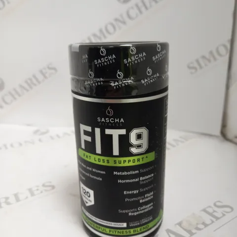 SEALED SASCHA FIT9 FAT LOSS SUPPORT - 120 CAPSULES 