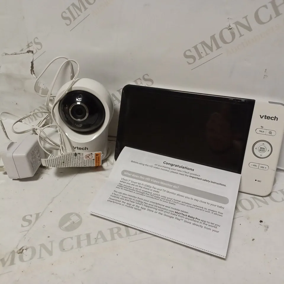 VTECH 7" SMART WIFI 1080P BABY MONITOR RM7764HD
