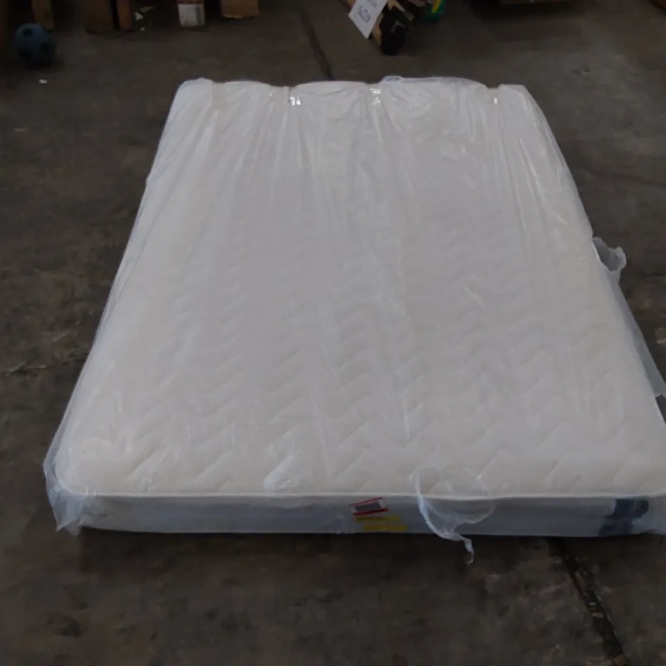 QUALITY BAGGED 4'6" DOUBLE SERENITY HYBRID COIL AND MEMORY FOAM MATTRESS