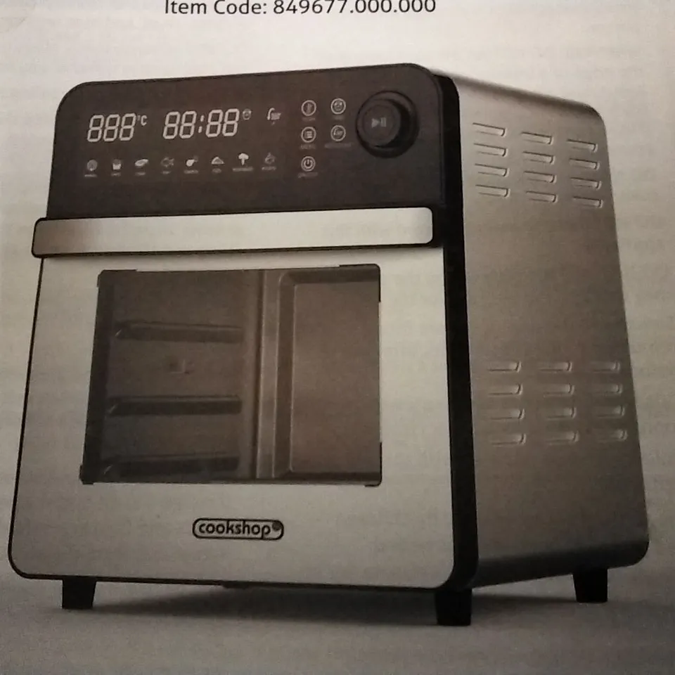 COOKSHOP AIR FRYER OVEN 14.5L WITH ACCESSORIES