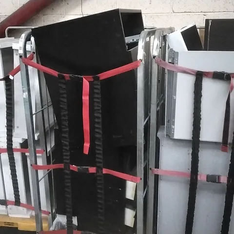 3 CAGES OF ASSORTED FURNITURE PARTS