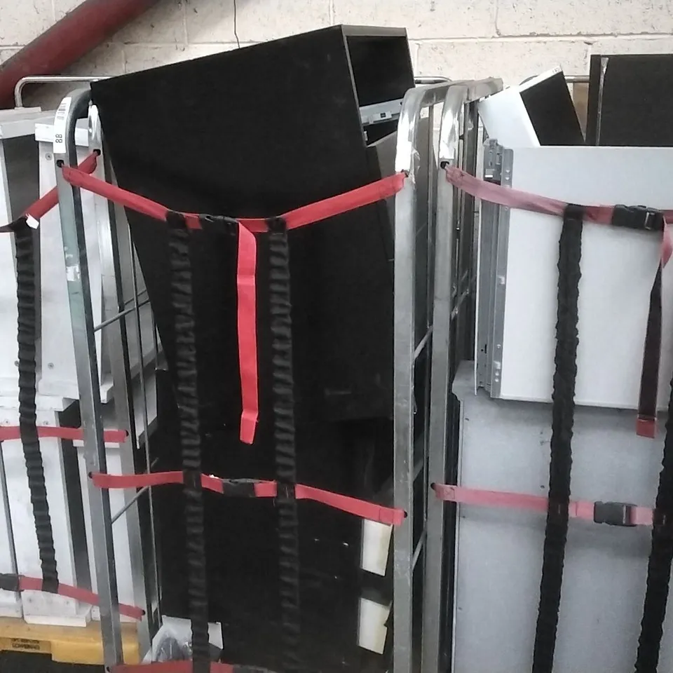 3 CAGES OF ASSORTED FURNITURE PARTS 