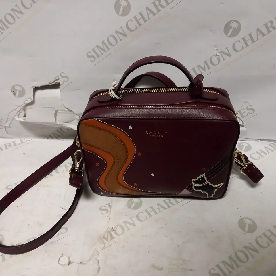 RADLEY LONDON YORK AVENUE RADLEY CREATES SMALL ZIP TOP CROSSBODY BAG DARK CHERRY