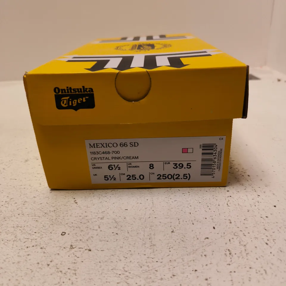 ONITSUKA TIGER MEXICO 66 SD SNEAKERS – CRYSTAL PINK / CREAM – UNISEX UK 5.5