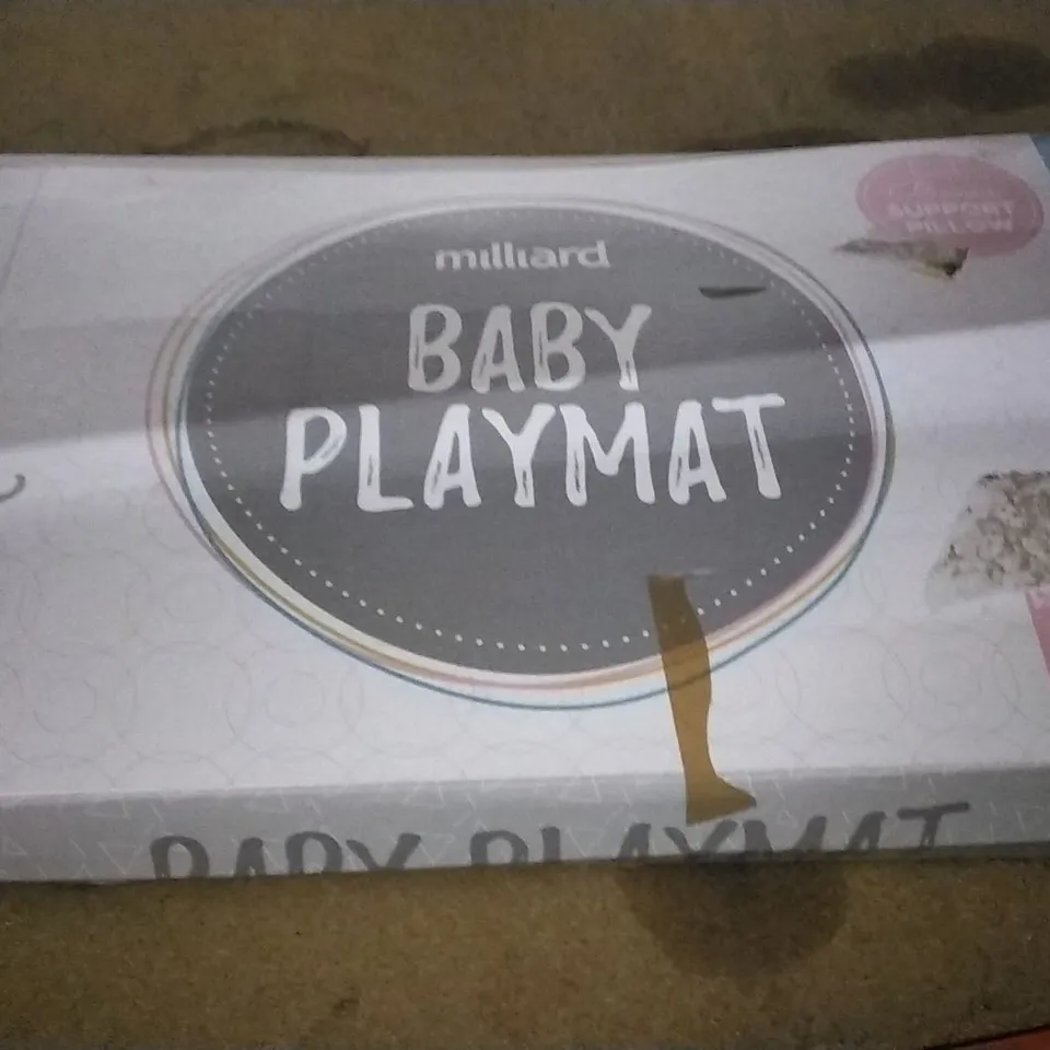 BOXED MILLIARD BABY PLAYMAT WITH HANGING ACTIVITY TOYS