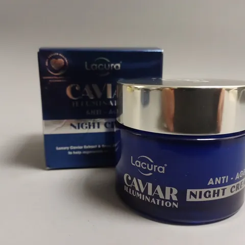 BOXED LACURA CAVIAR ILLUMINATION ANTI-AGE NIGHT CREAM (50ml)