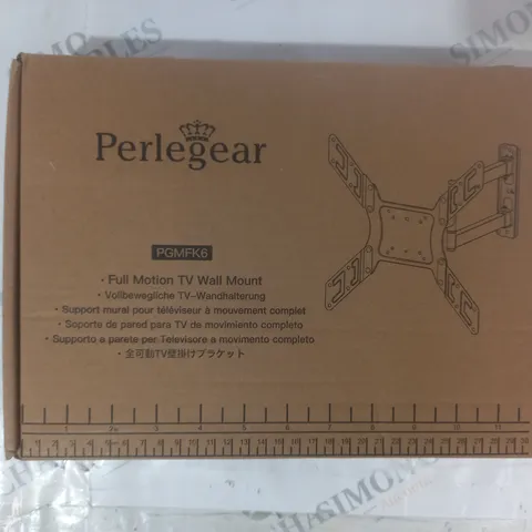 BOXED PERLEGEAR PGMFK6 FULL MONTION TV WALL MOUNT