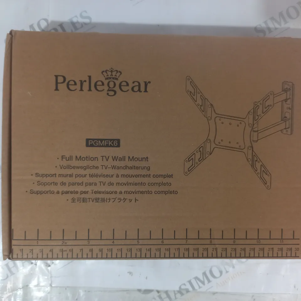 BOXED PERLEGEAR PGMFK6 FULL MONTION TV WALL MOUNT