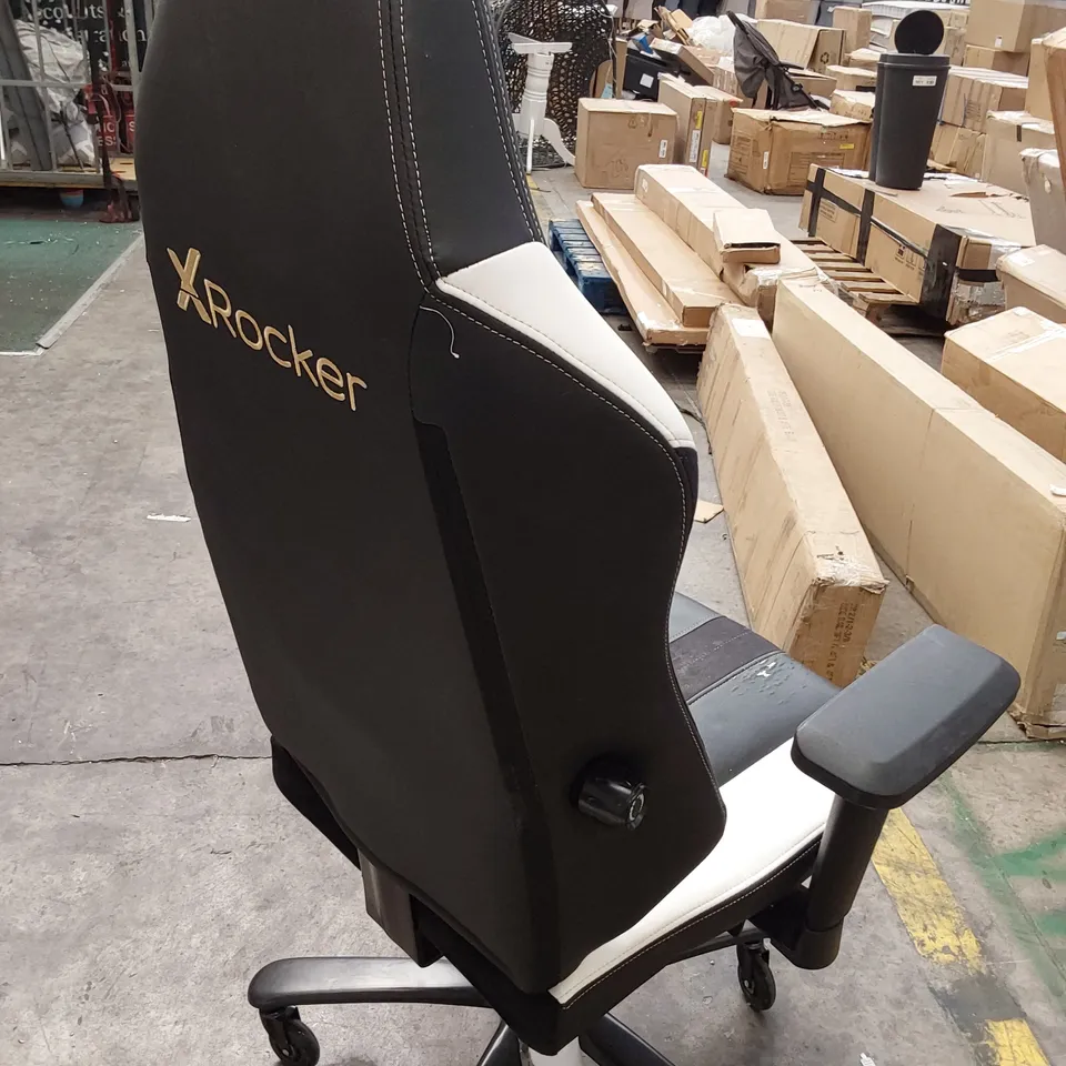 X-ROCKER ECHO RACING OFFICE CHAIR GOLD/BLACK/WHITE 