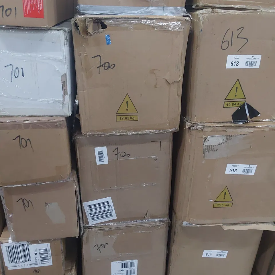 FIVE ASSORTED BOXED CHRISTMAS TREES
