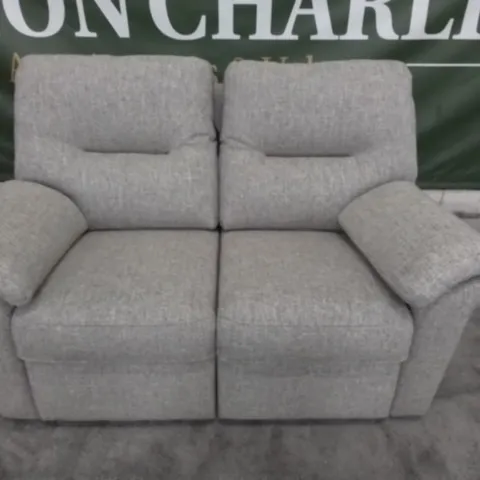 DESIGNER G PLAN MADE SEATTLE AROLA SAND FABRIC TWO SEATER SOFA