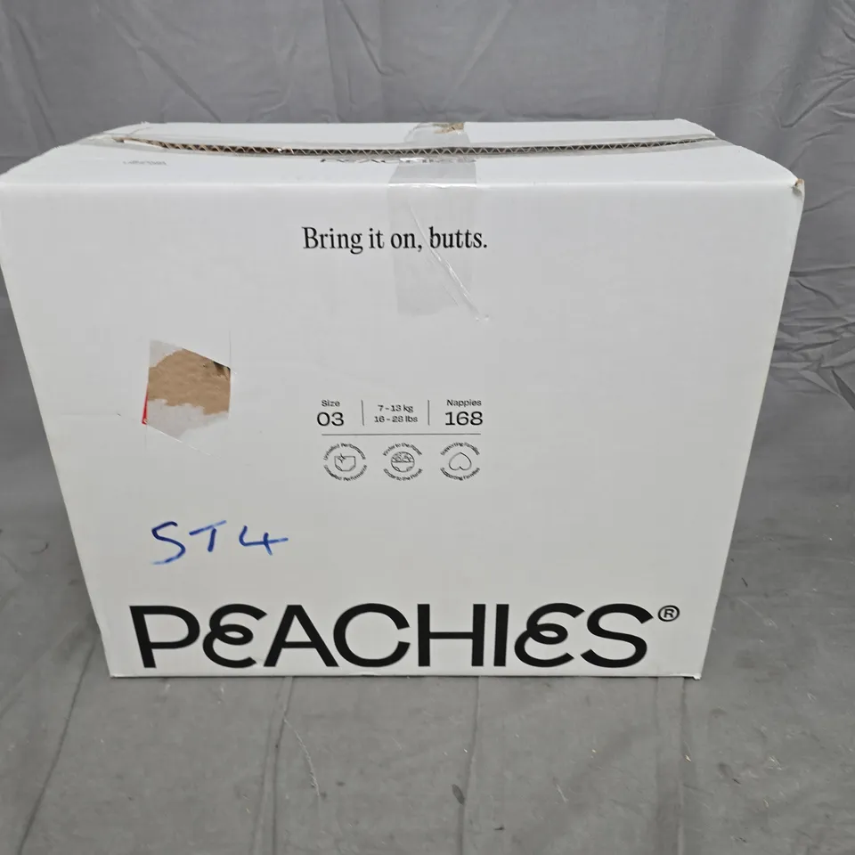 Peachies Baby Nappies Size 3 - 168 NAPPIES