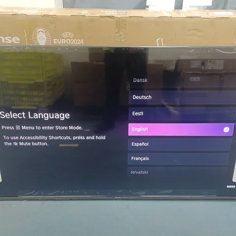 HISENSE QLED E7 SERIES 58" SMART TV - COLLECTION ONLY