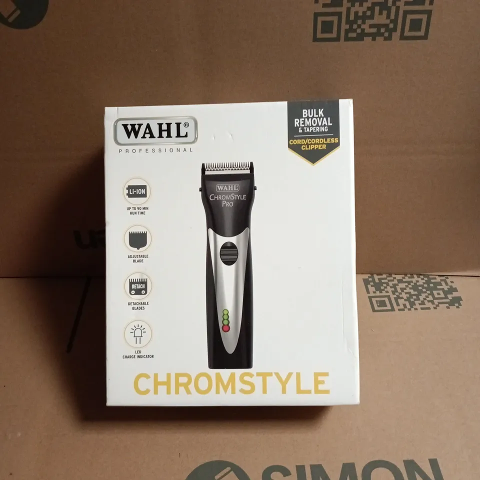 WAHL CHROMSTYLE PRO CORDLESS HAIR CLIPPER – BOXED