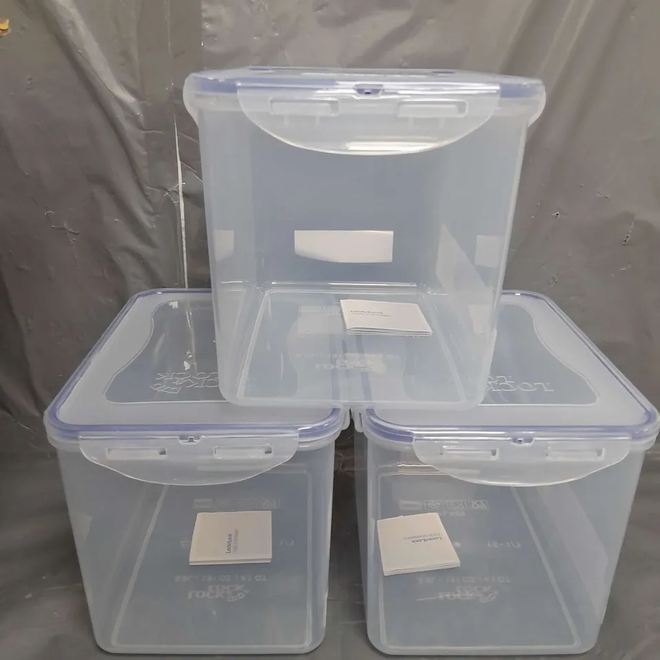 BOX OF 6 3.9 LITRE FOOD CONTAINERS 