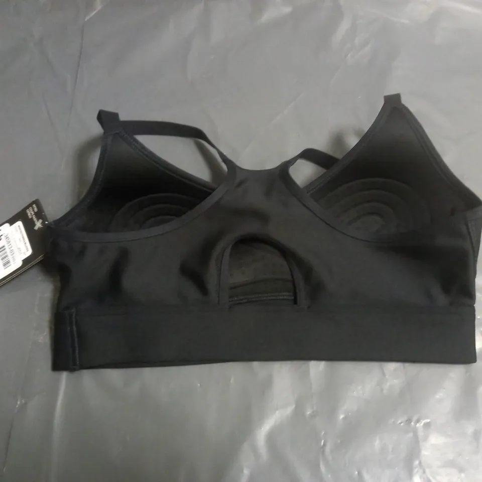 UNDER ARMOUR SPORTS BRA BLACK SIZE 8