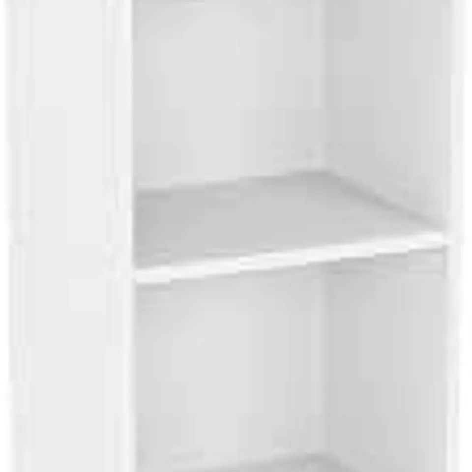 BOXED VIDA DESIGNS OXFORD 4 TIER CUBE BOOKCASE - WHITE (ONE BOX)