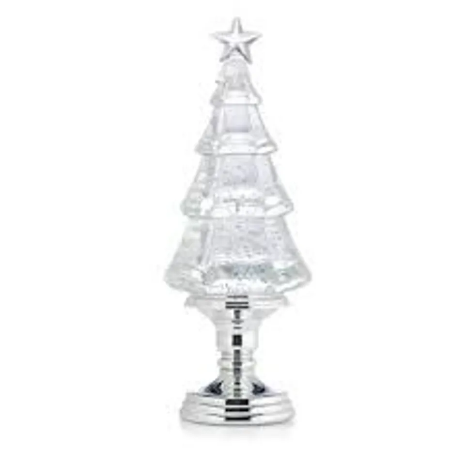 JM BY JULIEN MACDONALD 35CM CHRISTMAS TREE WATER SPINNER