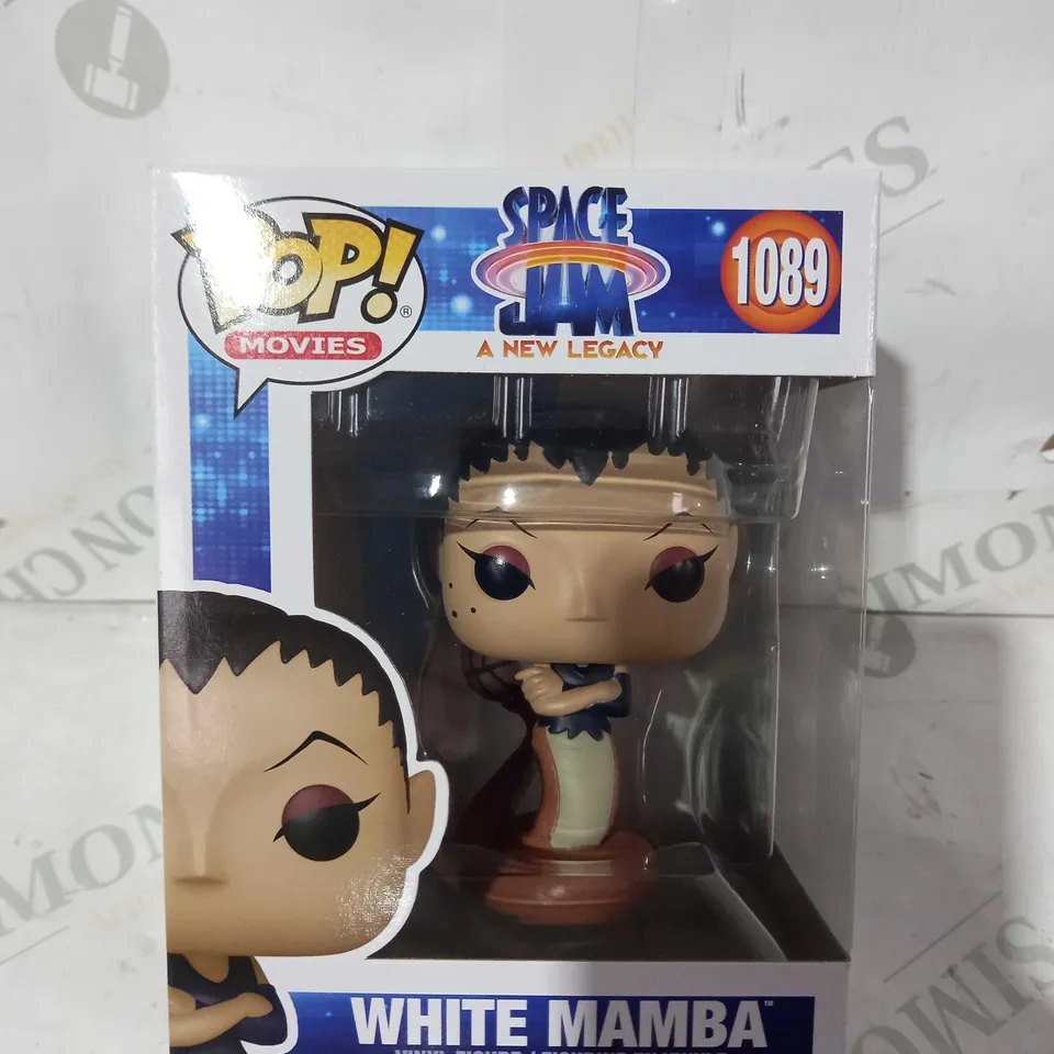 FUNKO POP MOVIES SPACE JAM 1089 WHITE MAMBA VINYL FIGURE