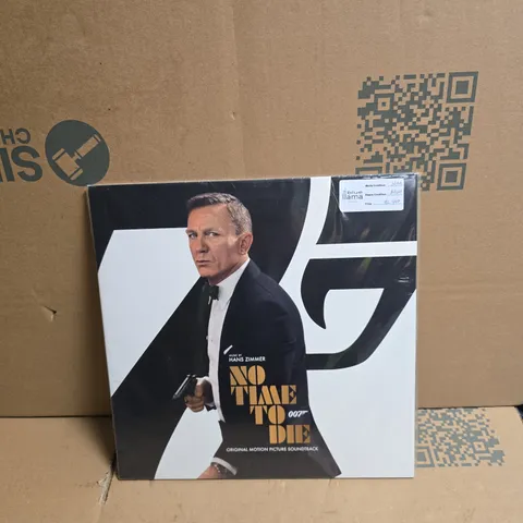 NO TIME TO DIE ORIGINAL MOTION PICTURE SOUNDTRACK – HANS ZIMMER GOLD VINYL LP