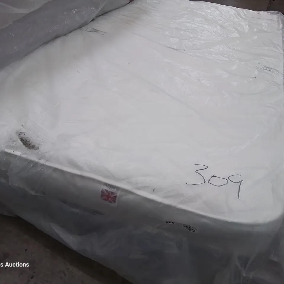 QUALITY BAGGED 4' SMALL DOUBLE AIR CONDITIONED POCKET SPRUNG 1000 MATTRESS