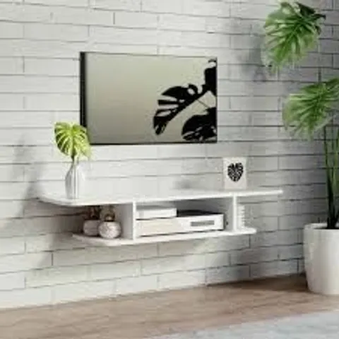 BOXED ENTERTAINMENT UNIT FOR TVS UP TO 40" - WHITE (1 BOX)