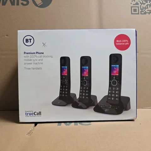 BT PREMIUM WITH CALL BLOCKING, MOBILE SYNC & ANSWER MACHINE (THREE HEADSETS)