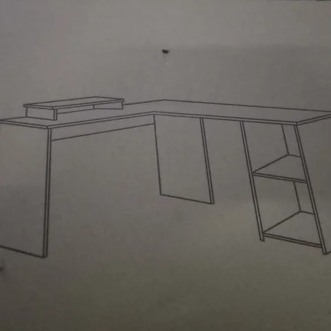 PALLET OF APPROXIMATELY 18 BOXED L-SHAPED COMPUTER DESKS