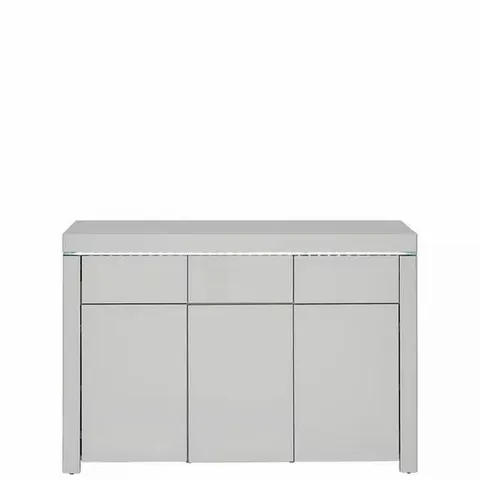 BOXED GRADE 1 LARGE LED ATLANTIC SIDEBOARD - GREY